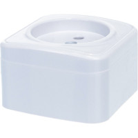 Розетка без заземления, белая UNIVersal Электра 0011