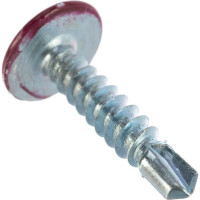 Саморез ПШC КРЕП-КОМП сверло 4,2х19 RAL3005 1000шт пшс193005