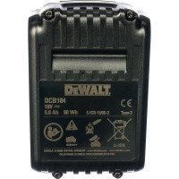 Аккумулятор (18 В; 5.0 А*ч; Li-Ion) DEWALT DCB 184