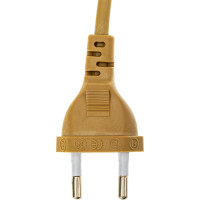 Провод с евроштекером и выключателем duwi бронза 2,0м H 03 VV-F 2x0,5 мм 28572 4