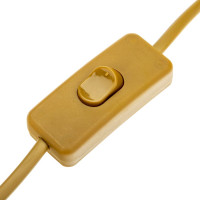 Провод с евроштекером и выключателем duwi бронза 2,0м H 03 VV-F 2x0,5 мм 28572 4