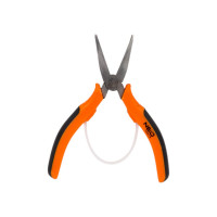 Прецизионные плоскогубцы NEO Tools 130 мм, губки с зубцами, нейлоновая пружина, двухкомпонентная рукоятка 01-105