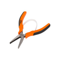 Прецизионные плоскогубцы NEO Tools 130 мм, губки с зубцами, нейлоновая пружина, двухкомпонентная рукоятка 01-105