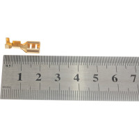 Плоский неизолированный разъем КВТ РП-М 2,5-6,3 100 шт 59139