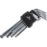 Набор шестигранных ключей TOPEX 1.5-10 мм 35D957