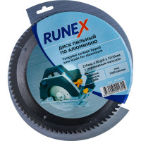 Диск пильный по алюминию (210х32/30 мм; Z80) Runex 553004