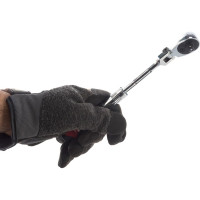 Шарнирный ключ-трещотка 1/4", 72 зуб, 175-225мм JTC-5028