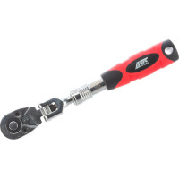 Шарнирный ключ-трещотка 1/4", 72 зуб, 175-225мм JTC-5028