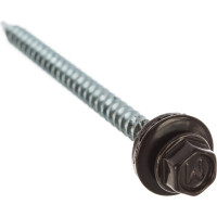 Кровельный саморез Daxmer 4,8x70 RAL 8017, сверло №1, 100 шт. 00000304178