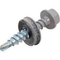 Кровельный саморез Daxmer 4,8x29 RAL 7004 сверло №1, 250шт 00000306019