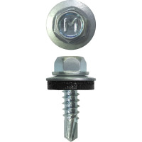 Кровельный саморез Daxmer 4,8x19 цинк, сверло №2, 400 шт. 00000310437