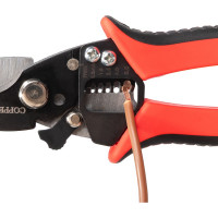 Кабельные ножницы КВТ MC-05 серия ПРОФИ для резки проводов ∅ до 11 мм с функцией снятия изоляции 69279