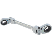 Накидной шарнирный ключ с трещоткой 8х10 мм JTC 5033