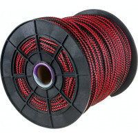 Вязаный полипропиленовый шнур, цветной, катушка 12мм х 200м Эбис 00094