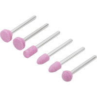 Шарошки-мини по металлу, корунд, 6 шт. FIT IT 36924