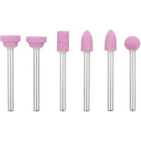 Шарошки-мини по металлу, корунд, 6 шт. FIT IT 36924