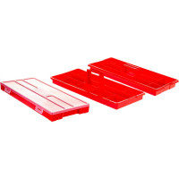 Ящик для инструментов с 2 лотками + органайзер 58х28.5х29см №35 Tayg TAY-135002