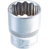 Головка 12-ти гранная (24 мм; 1/2") ДТ/100 Дело Техники 622024