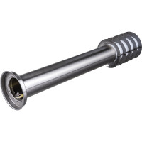 Садово-парковый светильник, техно столб, 18W E27 230V, серебро Feron DH027-650 11816