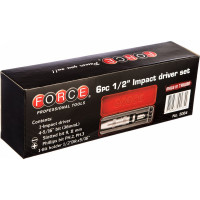 Ударная отвертка с наконечниками FORCE 6 предметов 5064