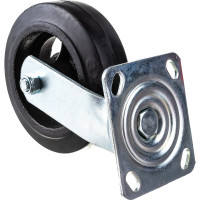 Колесо большегрузное обрезиненное поворотное Longway SCD63