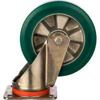 Колесо с вращающейся опорой и пластиной крепления (200 мм; 700 кг) Tellure rota 627516