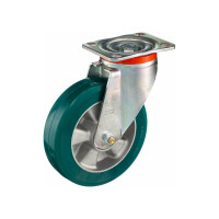 Колесо с вращающейся опорой и пластиной крепления (200 мм; 700 кг) Tellure rota 627516