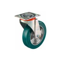 Колесо с вращающейся опорой и пластиной крепления (200 мм; 700 кг) Tellure rota 627516