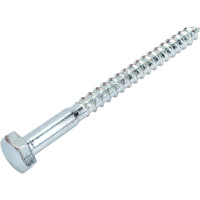 Сантехнический болт DIN 571 оцинкованный 10х120, 2шт - пакет Tech-Krep/Zitar 103886