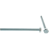 Болт DIN 933 с шестигранной головкой, оцинкованный М6х80, 40шт - коробка Tech-Krep 126504