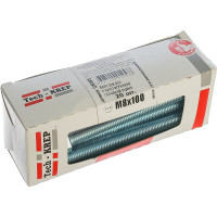 Болт DIN 933 с шестигранной головкой, оцинкованный М8х100, 20шт - коробка Tech-Krep 126505