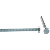 Болт DIN 933 с шестигранной головкой, оцинкованный М8х80, 20шт - коробка Tech-Krep 126513