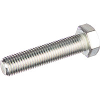Болт DIN 933 с шестигранной головкой, оцинкованный М16х70, 12шт - коробка Tech-Krep 126536