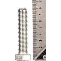 Болт DIN 933 с шестигранной головкой, оцинкованный М16х70, 12шт - коробка Tech-Krep 126536
