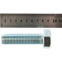 Болт DIN 933 с шестигранной головкой, оцинкованный М20х70, 6шт - коробка Tech-Krep 126543