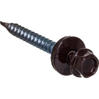 Кровельный саморез Tech-Krep КР сверло 4,8х51 RAL-8017 шоколадно-коричневый 60 шт, коробка с окном 125559