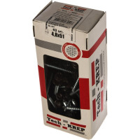 Кровельный саморез Tech-Krep КР сверло 4,8х51 RAL-8017 шоколадно-коричневый 60 шт, коробка с окном 125559