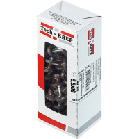 Кровельный саморез Tech-Krep КР сверло 5,5х19 RAL-8017 шоколадно-коричневый, 60 шт, коробка с окном 125702