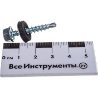 Кровельный саморез Tech-Krep КР ZP сверло 4,8х28 60 шт, коробка с окном 112025