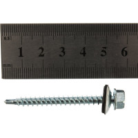 Кровельный саморез Tech-Krep КР ZP сверло 4,8х51 40 шт, коробка с окном 112027