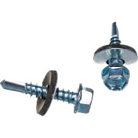 Кровельный саморез Tech-Krep КР ZP сверло 5,5х25 60 шт, коробка с окном 124627