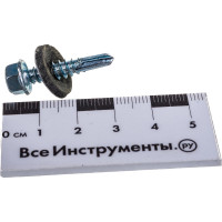 Кровельный саморез Tech-Krep КР ZP сверло 5,5х25 60 шт, коробка с окном 124627