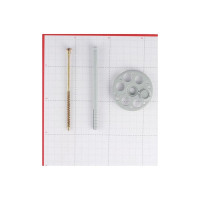 Дюбель для теплоизоляции с металлическим гвоздём с термоголовкой 8х120, 250шт Tech-Krep 130099