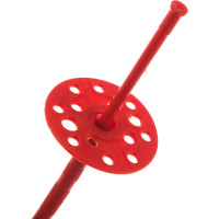 Дюбель для теплоизоляции с пластиковым гвоздём 10х200, 25шт - пакет Tech-Krep 101714