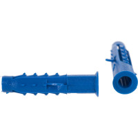 Распорный дюбель Чапай 6х30 шипы+усы, полипропилен 30шт - пакет Tech-Krep 111128