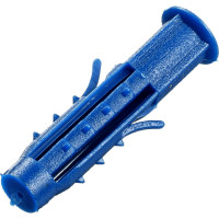 Распорный дюбель Чапай 6х30 шипы+усы, полипропилен 30шт - пакет Tech-Krep 111128