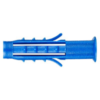 Распорный дюбель Чапай 6х30 шипы+усы, полипропилен 30шт - пакет Tech-Krep 111128