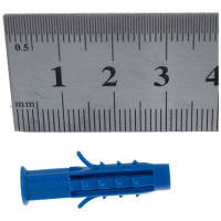 Распорный дюбель Чапай 6х30 шипы+усы, полипропилен 30шт - пакет Tech-Krep 111128