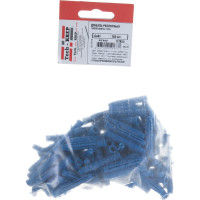 Распорный дюбель Чапай 6х40 шипы+усы, полипропилен 100шт - пакет Tech-Krep 117855