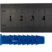 Распорный дюбель Чапай 8х40 шипы+усы, полипропилен 20шт - пакет Tech-Krep 111130